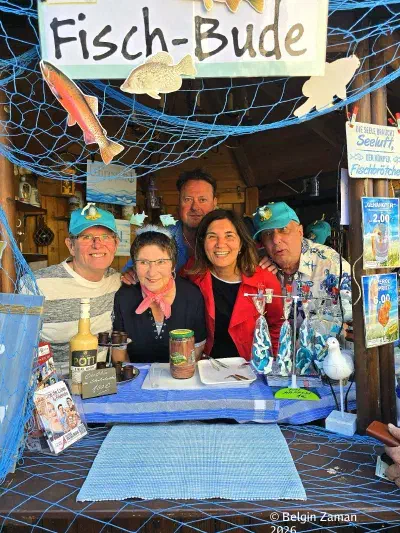 Fischbude auf dem Maibaumfest 2026 in Groß-Buchholz