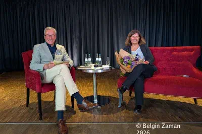 Auf dem roten Sofa im GDA Kleefeld, 23. August 2026. Danke für das tolle Gespräch