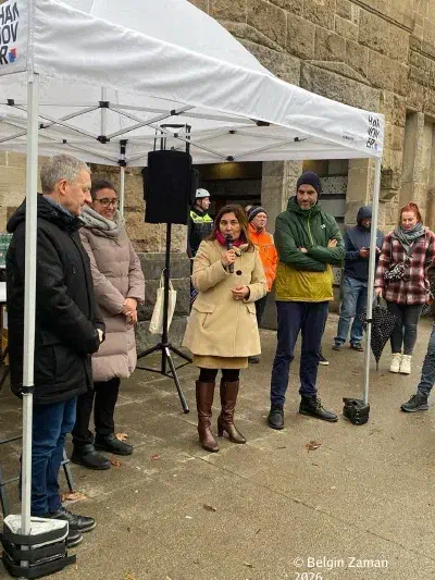 Eröffnung der Veloroute im Stadtteil, Januar 2024